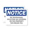 Signmission No Trespassing Soliciting Or Loitering OSHA Notice Sign, Plastic, 10in W x 7in L, 2PK OS-2PACK-NS-P-710-L-15015 - alternate 1
